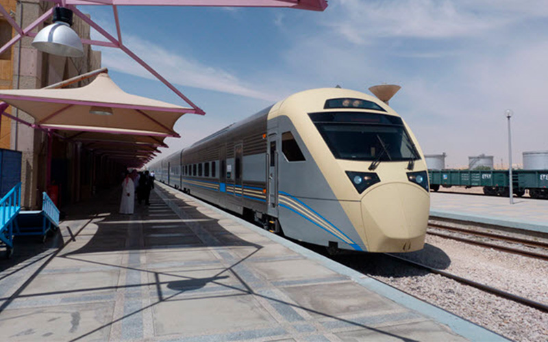 Train at the station